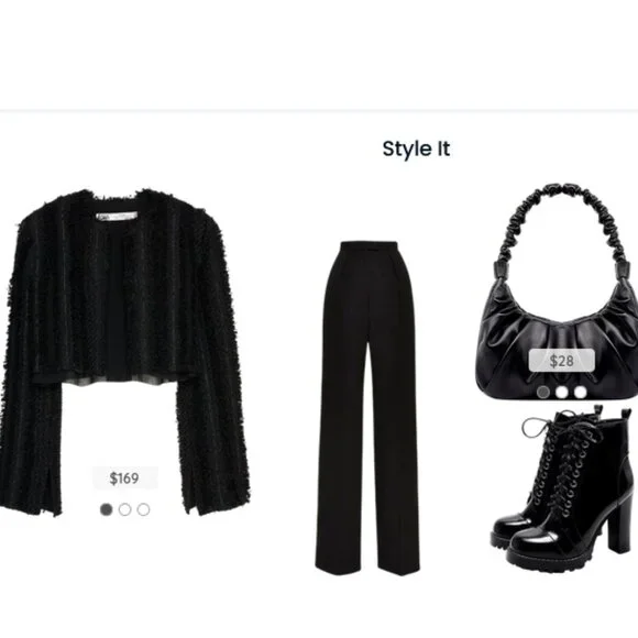 Zara Limited Edition Textured Cropped Jacket, NWT, M - Picture 16 of 16